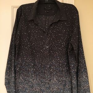 BANANA REPUBLIC- L/S SILKY TOP